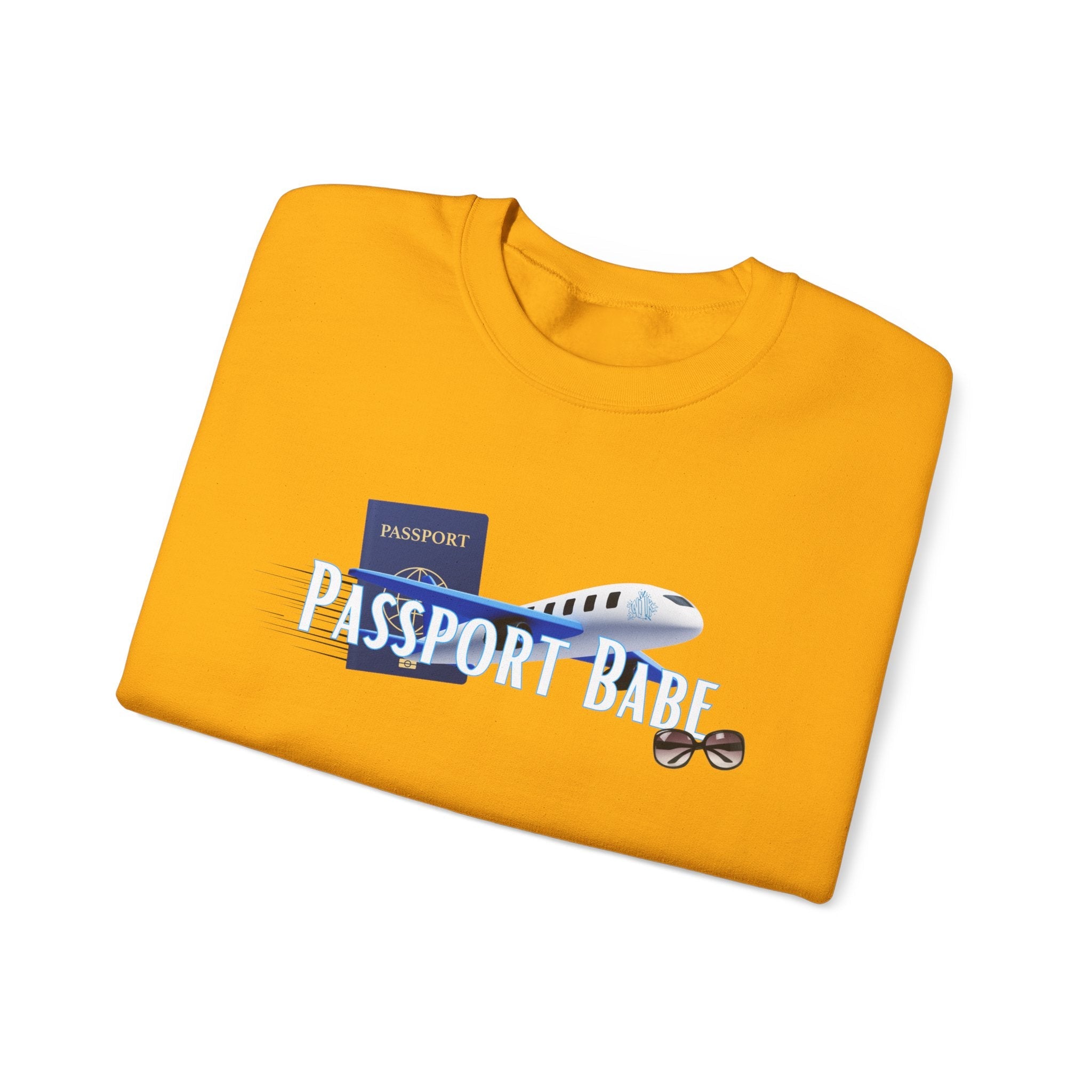 Passport Babe Unisex Heavy Blend™ Crewneck Sweatshirt